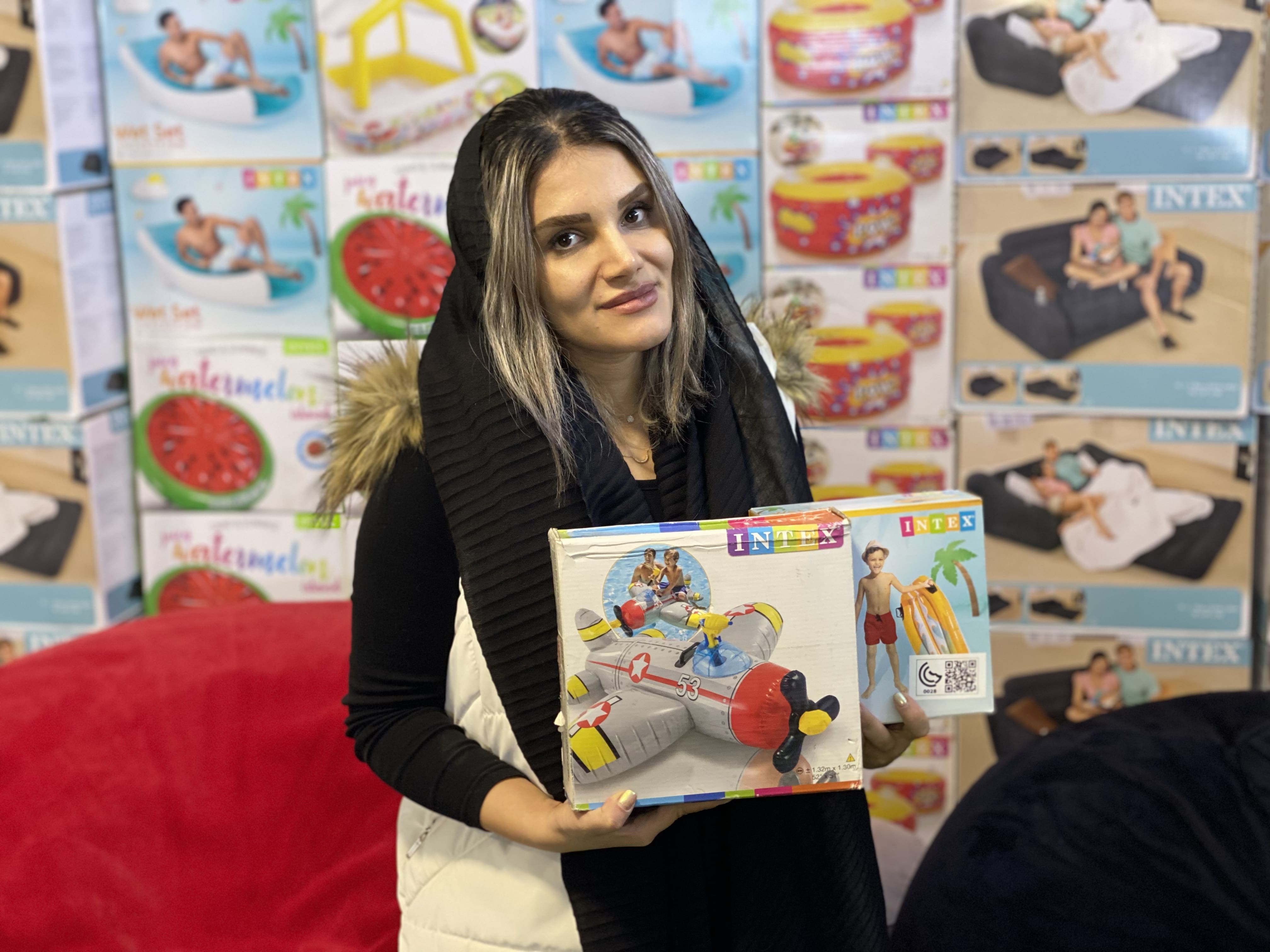 ویدیو مبل بادی صدفی اینتکس