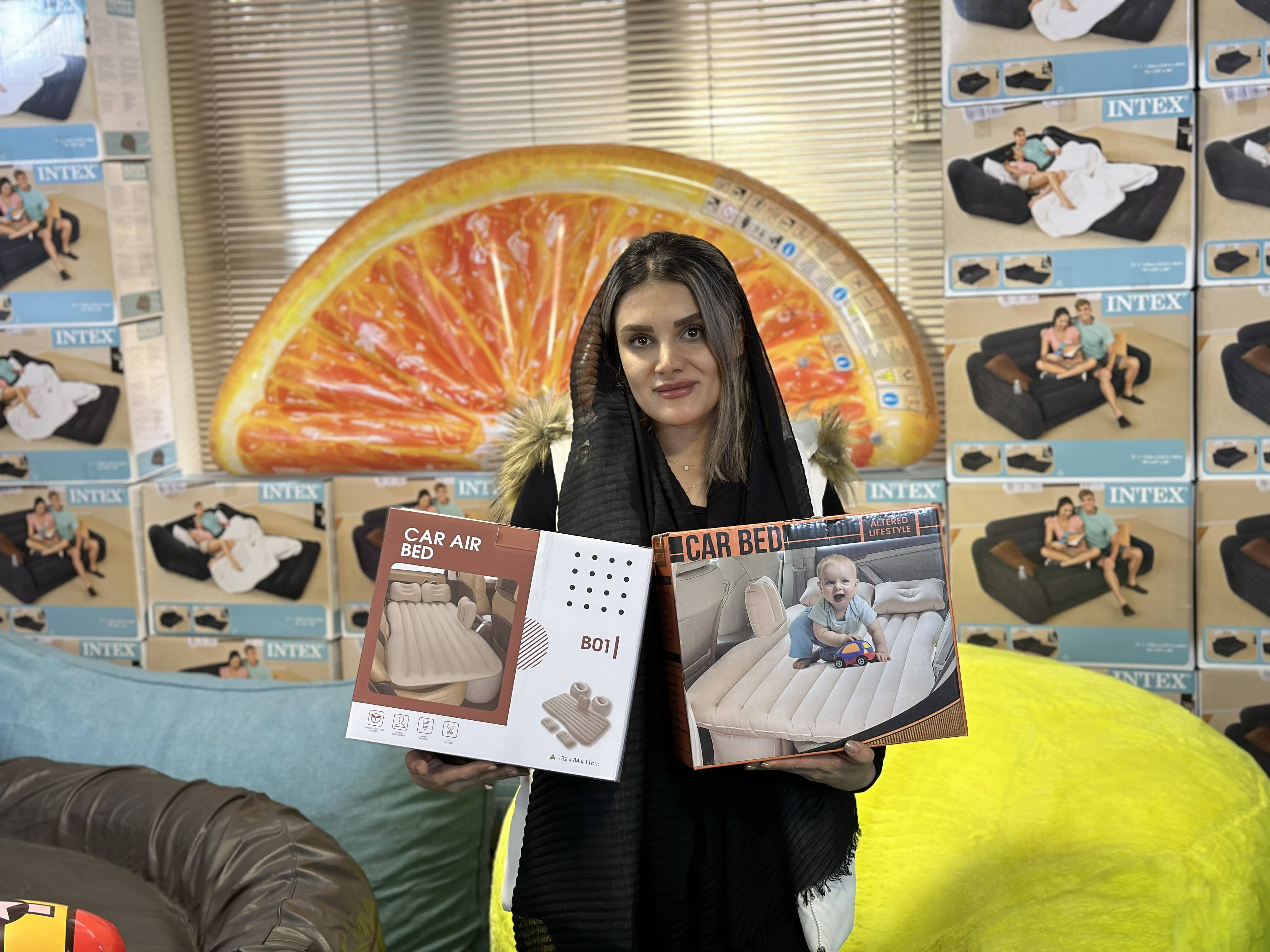 ویدیو تشک بادی استخری قو اینتکس