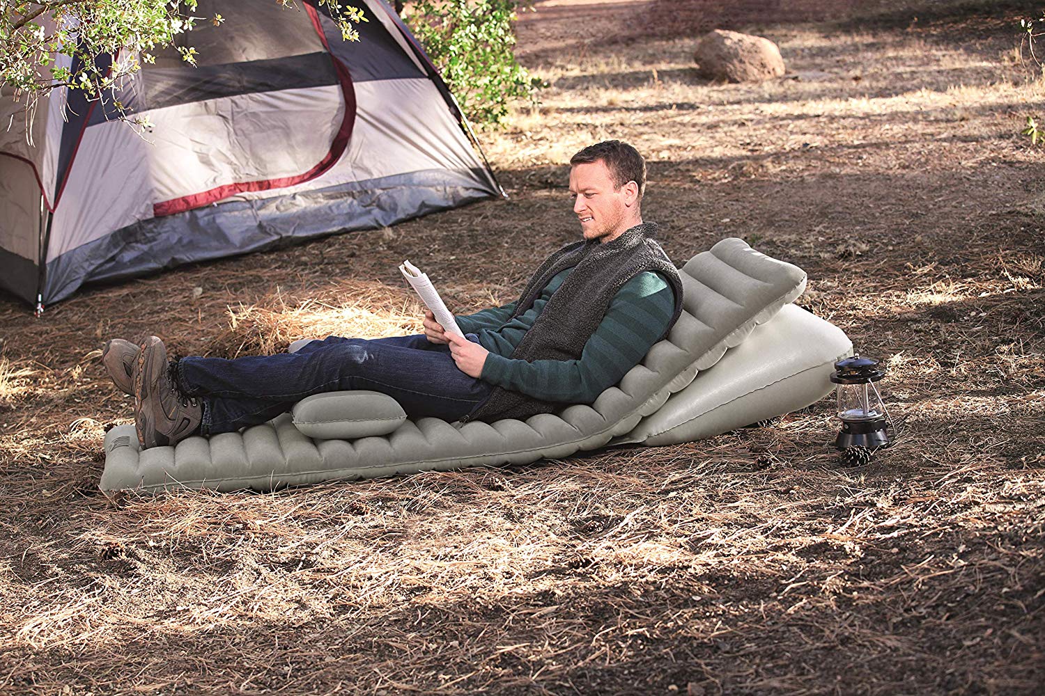 روش استفاده از تشک بادی