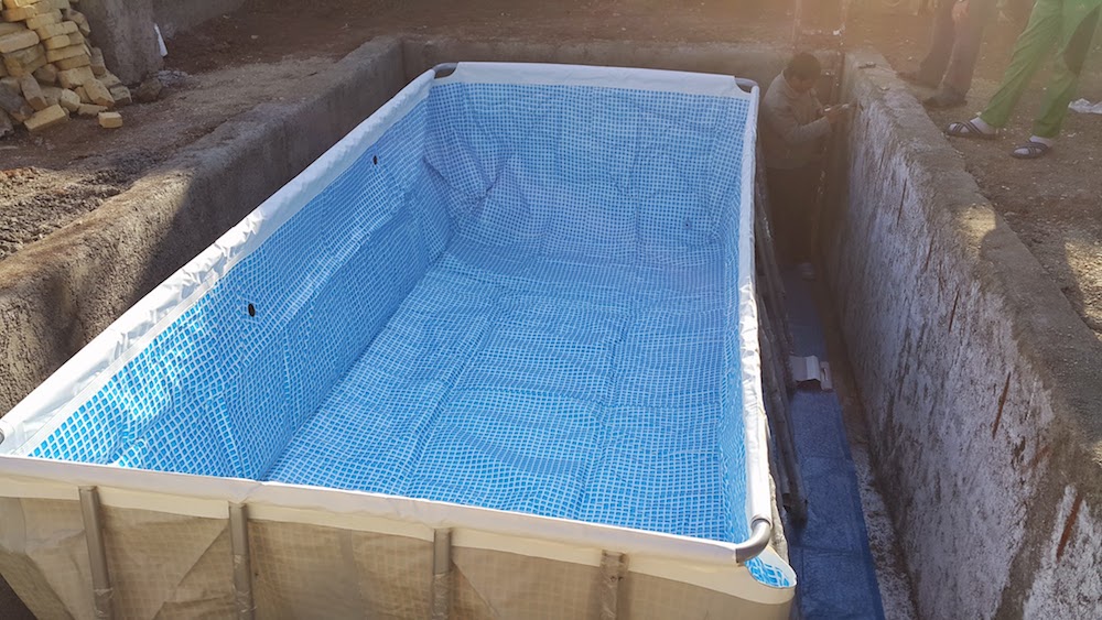 آیا میتوان استخر پیش ساخته را داخل زمین قرار داد ؟