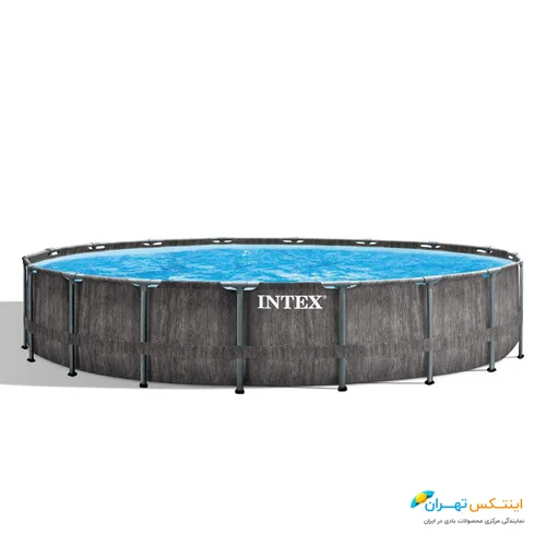 استخر پیش ساخته برزنتی طرح چوب اینتکس قطر 457