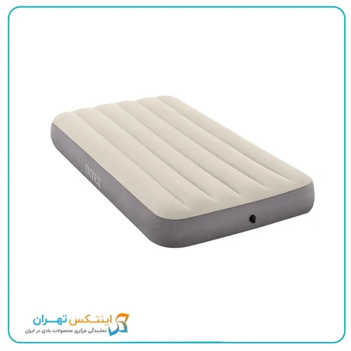 تشک بادی یک نفره الیاف دار با ابعاد 191×99 intex