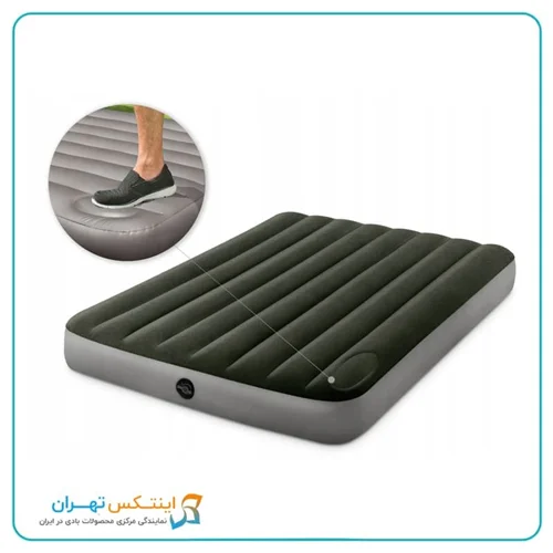 تشک بادی دو نفره با پمپ پدالی intex 64762