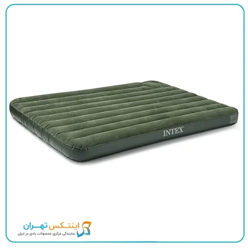 تشک بادی مسافرتی با پمپ سرخود intex 66929