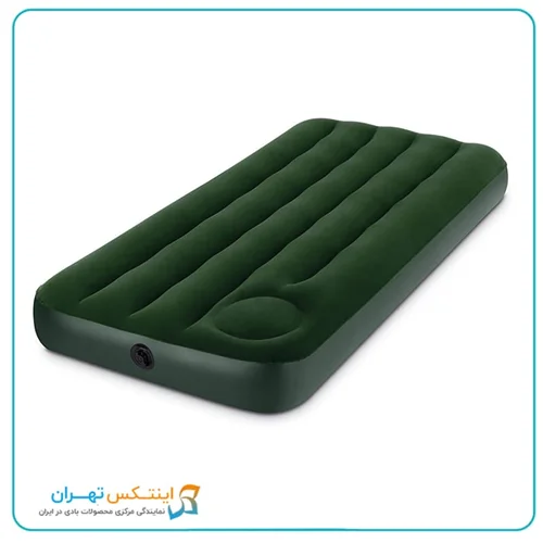 تشک بادی یک نفره اینتکس با پمپ سرخود intex 66927