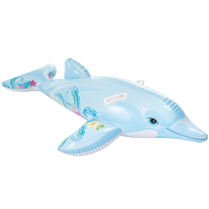 تشک بادی روی آب کودک طرح دلفین اینتکس intex 58535