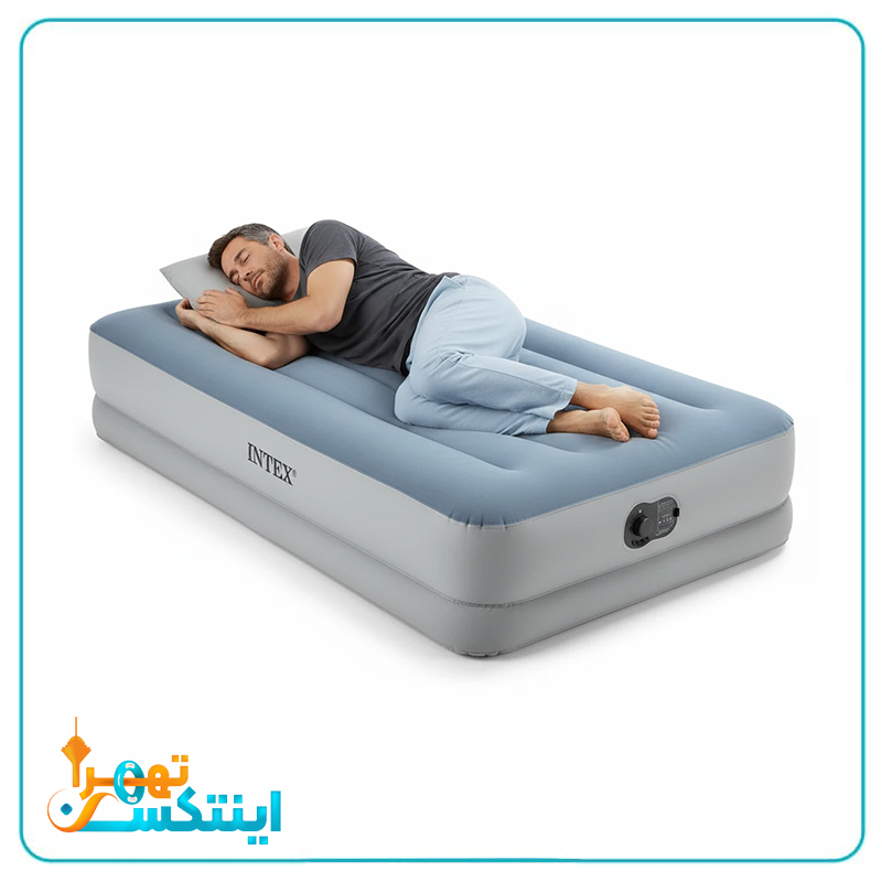 تخت خواب بادی یک نفره اینتکس مدل 64157 intex